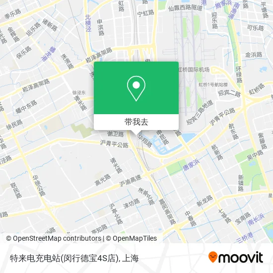 特来电充电站(闵行德宝4S店)地图
