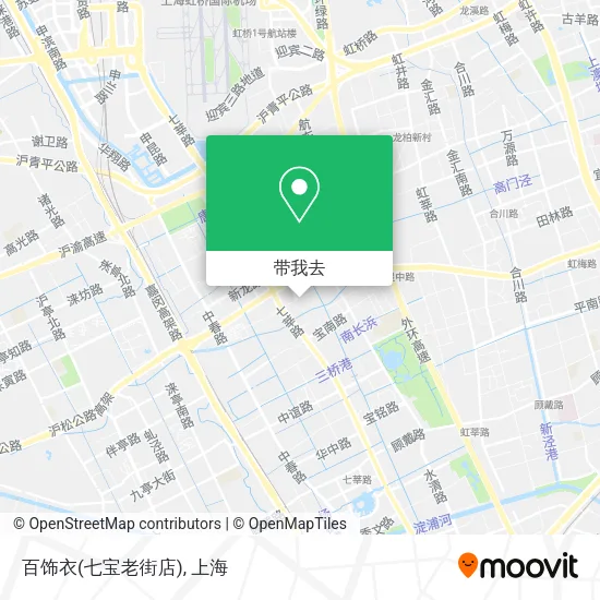 百饰衣(七宝老街店)地图