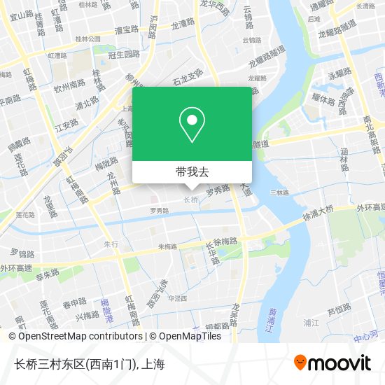 长桥三村东区(西南1门)地图