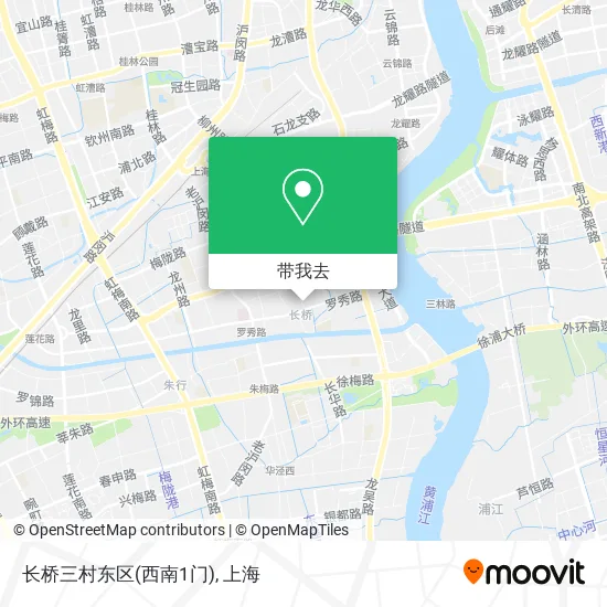 长桥三村东区(西南1门)地图