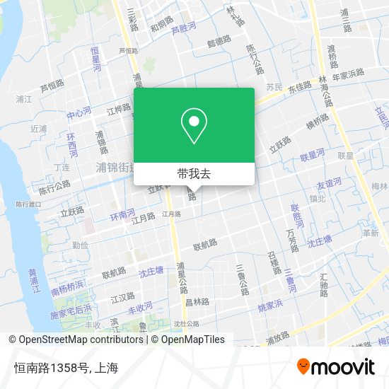 恒南路1358号地图