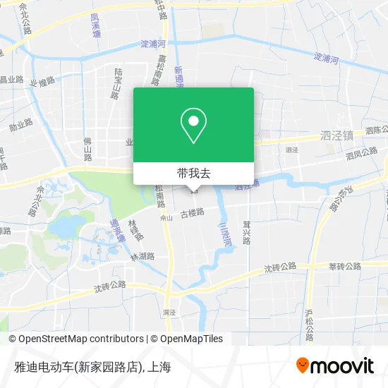 雅迪电动车(新家园路店)地图
