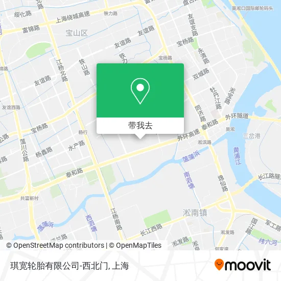 琪宽轮胎有限公司-西北门地图