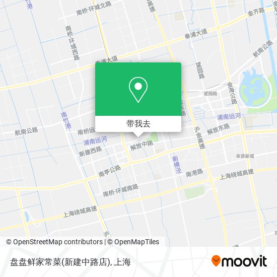 盘盘鲜家常菜(新建中路店)地图