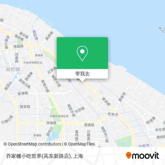乔家栅小吃世界(高东新路店)地图