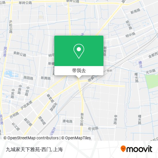 九城家天下雅苑-西门地图