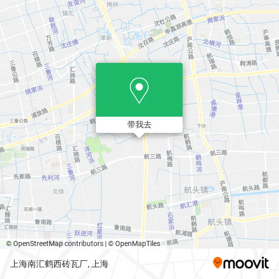 上海南汇鹤西砖瓦厂地图
