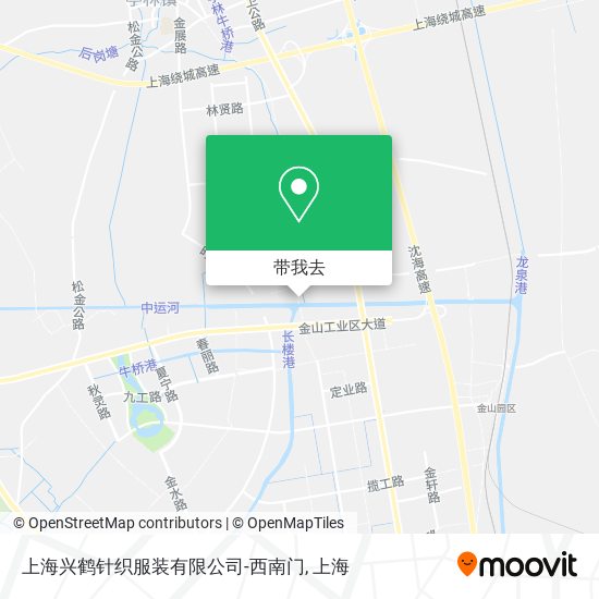 上海兴鹤针织服装有限公司-西南门地图