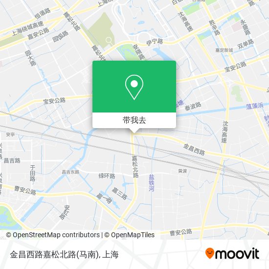 金昌西路嘉松北路(马南)地图