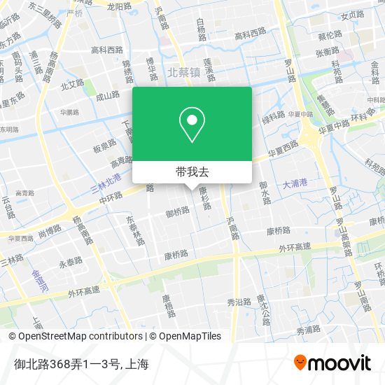 御北路368弄1一3号地图