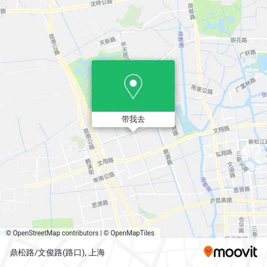 鼎松路/文俊路(路口)地图