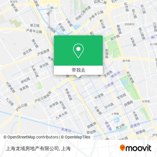 上海龙域房地产有限公司地图