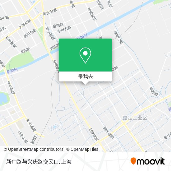 新甸路与兴庆路交叉口地图