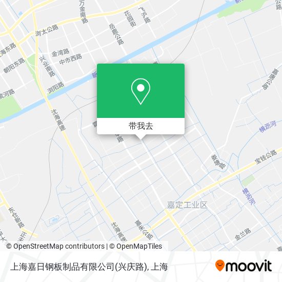 上海嘉日钢板制品有限公司(兴庆路)地图