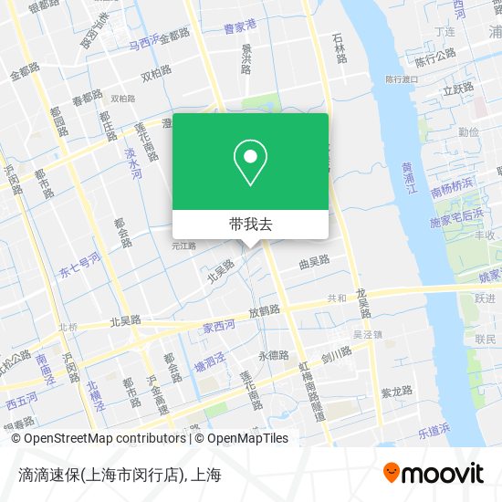 滴滴速保(上海市闵行店)地图