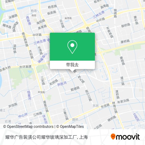 耀华广告装潢公司耀华玻璃深加工厂地图
