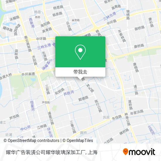 耀华广告装潢公司耀华玻璃深加工厂地图
