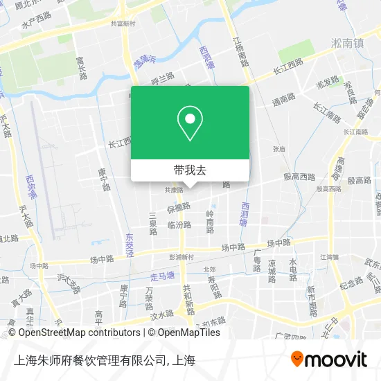 上海朱师府餐饮管理有限公司地图