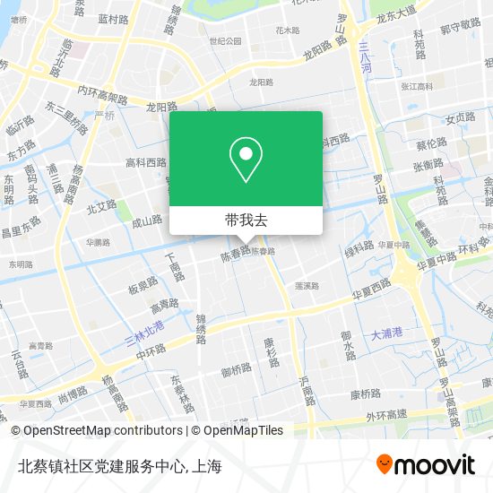 北蔡镇社区党建服务中心地图