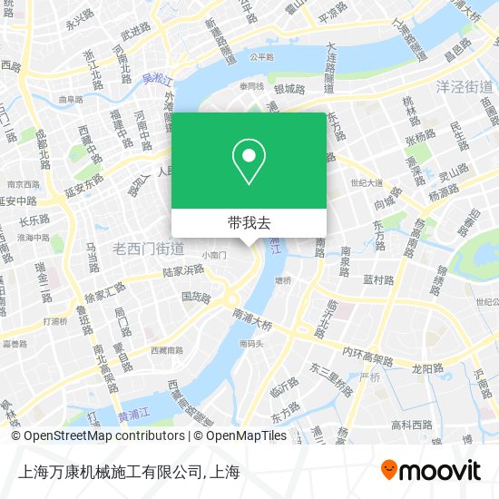 上海万康机械施工有限公司地图