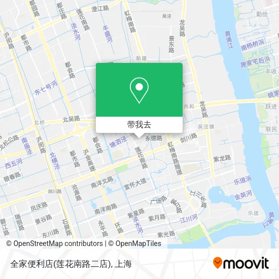 全家便利店(莲花南路二店)地图