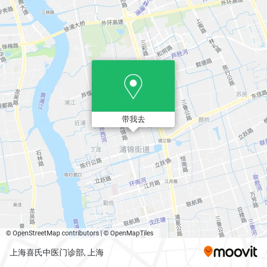 上海喜氏中医门诊部地图