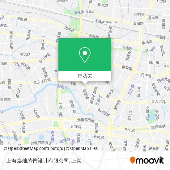 上海焕灿装饰设计有限公司地图