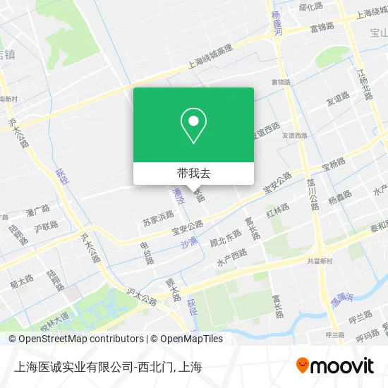上海医诚实业有限公司-西北门地图