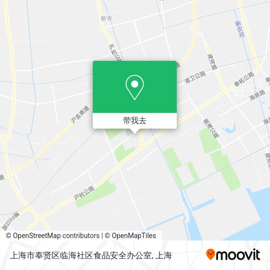 上海市奉贤区临海社区食品安全办公室地图