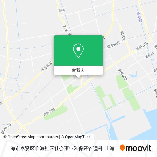 上海市奉贤区临海社区社会事业和保障管理科地图