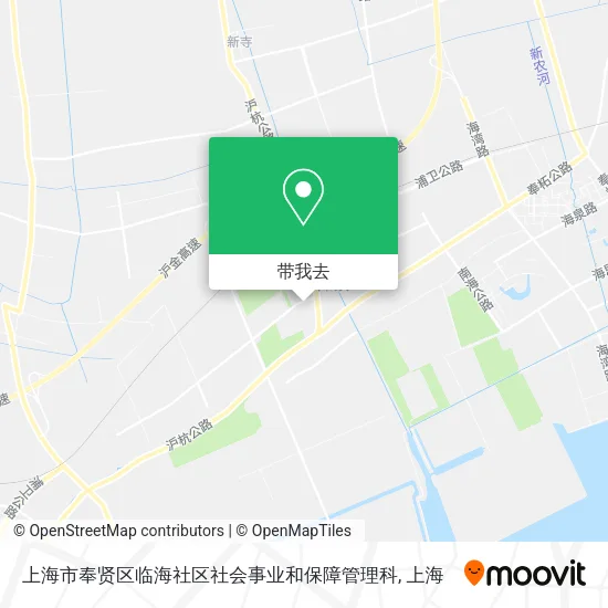 上海市奉贤区临海社区社会事业和保障管理科地图