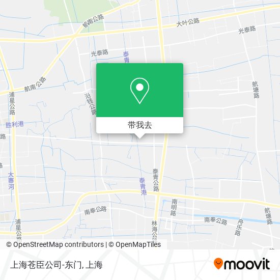 上海苍臣公司-东门地图