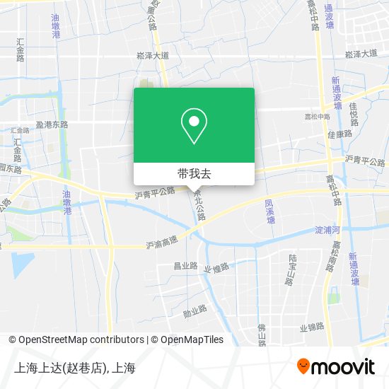 上海上达(赵巷店)地图