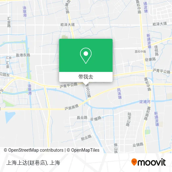 上海上达(赵巷店)地图