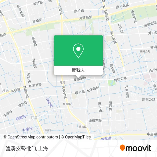 澧溪公寓-北门地图