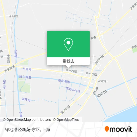 绿地漕泾新苑-东区地图