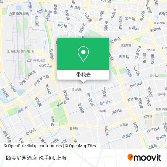 颐美庭园酒店-洗手间地图