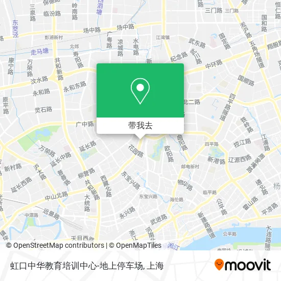 虹口中华教育培训中心-地上停车场地图