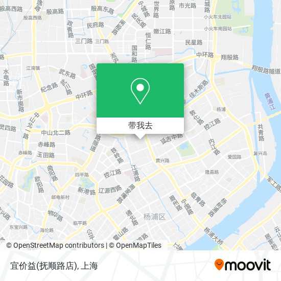 宜价益(抚顺路店)地图