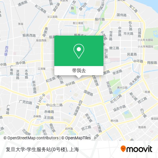 复旦大学-学生服务站(0号楼)地图
