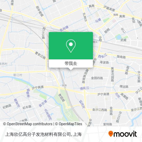 上海欣亿高分子发泡材料有限公司地图