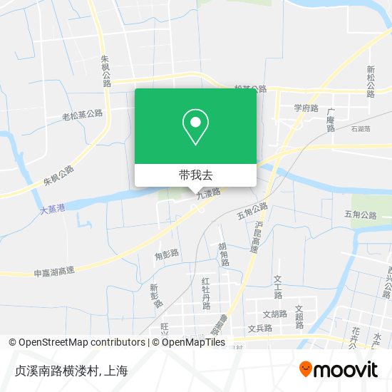 贞溪南路横溇村地图