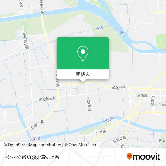 松蒸公路贞溪北路地图