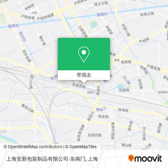 上海安新包装制品有限公司-东南门地图