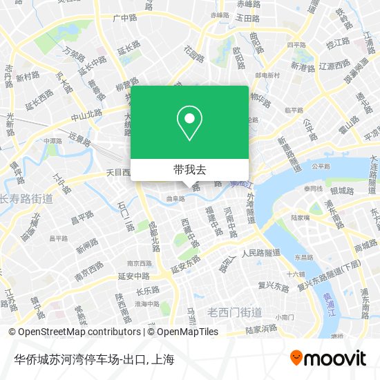 华侨城苏河湾停车场-出口地图