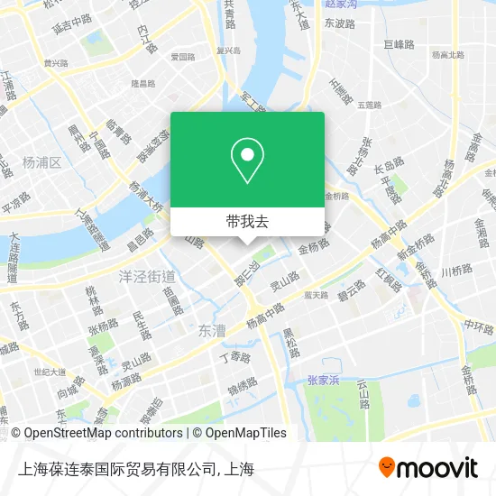 上海葆连泰国际贸易有限公司地图
