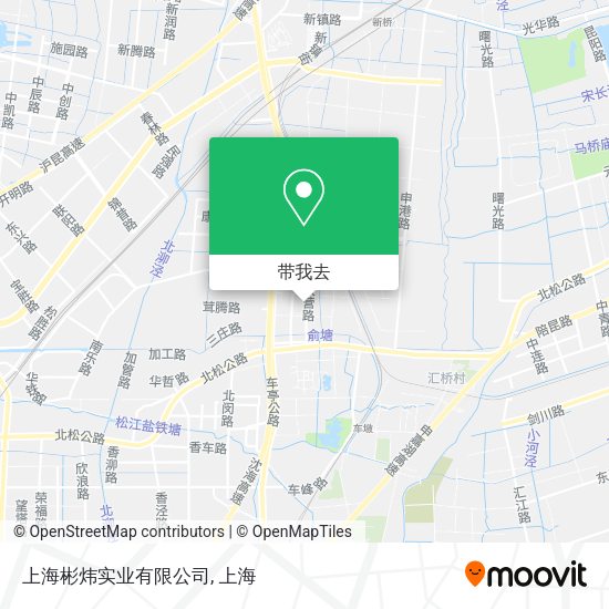 上海彬炜实业有限公司地图