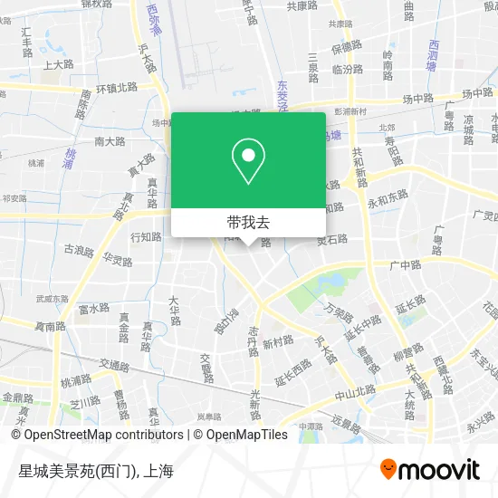 星城美景苑(西门)地图