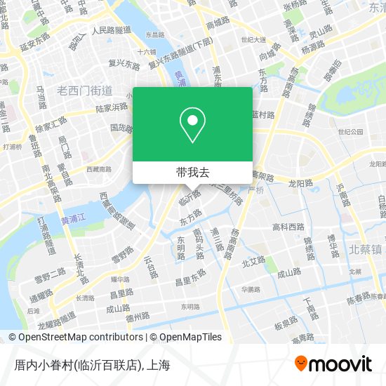 厝内小眷村(临沂百联店)地图