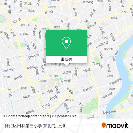 徐汇区田林第三小学-东北门地图